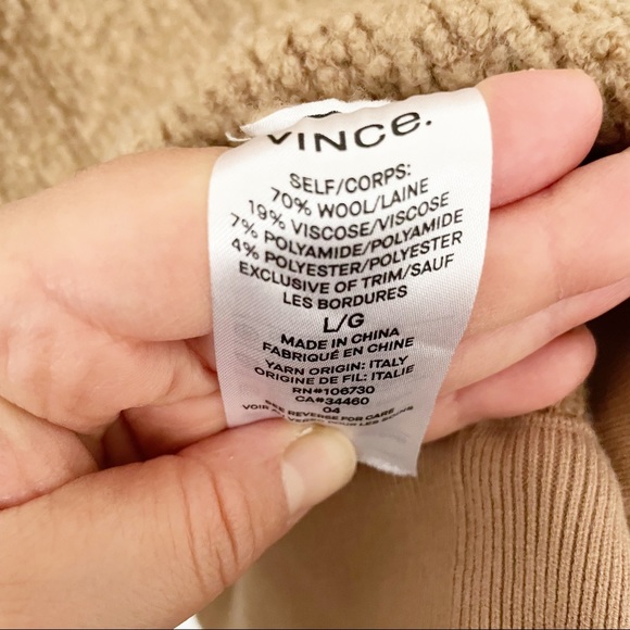 Vince | wool boucle bomber jacket - Picture 7 of 7